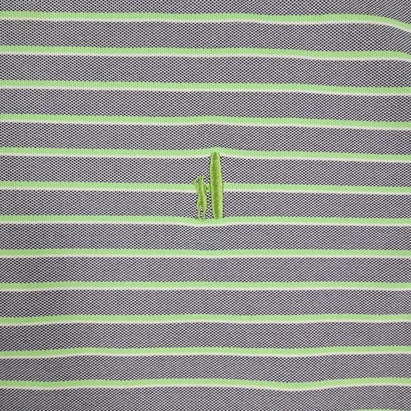 Johnnie O Hangin' Out Striped Golf Polo Shirt Mens Short Sleeve Performance - Picture 4 of 7